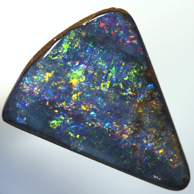 SOLID BOULDER OPAL Bright and rich sparkling fire. SEE VIDEO